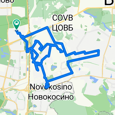 Холодные (промерзлые) осенние ноябрьские велопоездочки: Реутов + Новокосино + Салтыковка 9-11-2020