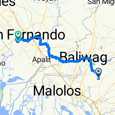 Unnamed Road, Pandi to Unnamed Road, Bacolor