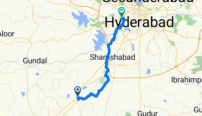 kothur to Hyderabad