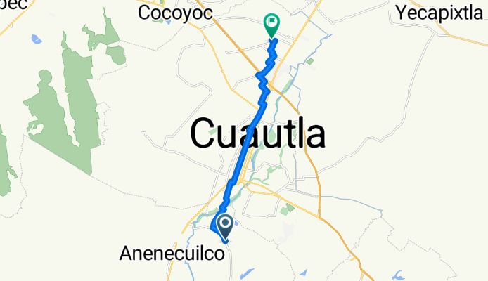 De Avenida José López Portillo 98, San Pedro Apatlaco a Calle Primavera 5, Cuautla