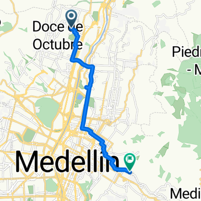 De Calle 104 7253, Medellín a Calle 52 2478, Medellín