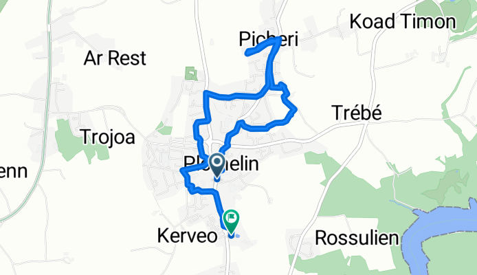 De 20–28 Hent Kerfram, Plomelin à 60F–66 Hent Kerfram, Plomelin