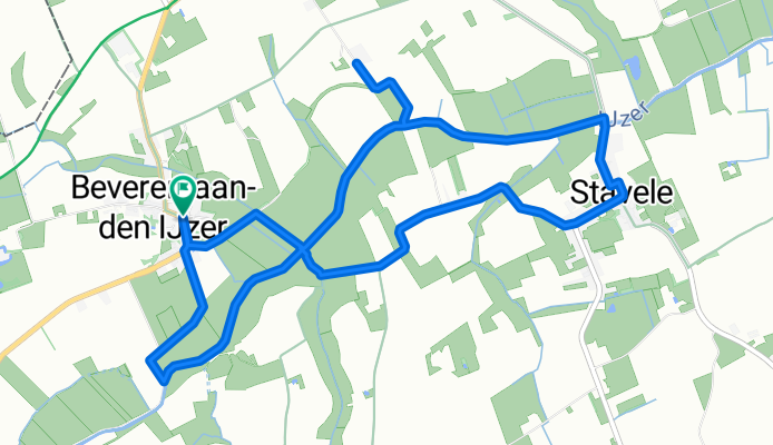Roesbruggestraat 19, Alveringem naar Roesbruggestraat 19, Alveringem
