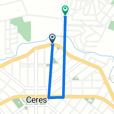 De Avenida Doutor Bernardo Sayão, 4112–4240, Ceres a Avenida Juscelino Kubitschek de Oliveira, 1–69, Ceres