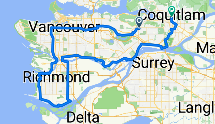 Metro Vancouver flat 100 km - 3