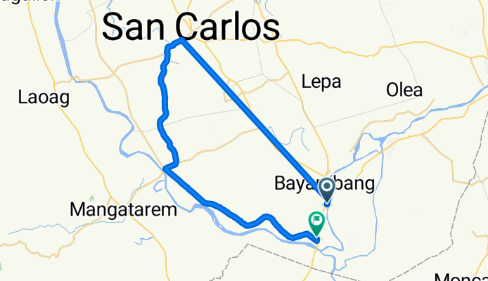Camiling - Malasiqui - Santa Barbara Road 98, Bayambang to Camiling - Bayambang Road