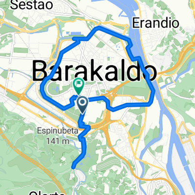 De Avenida de Euskadi, 50–58, Barakaldo a Calle de Canarias, 8, Barakaldo