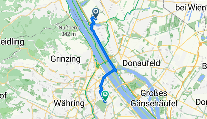 Hofherr-Schrantz-Gasse 2, Wien nach Nordwestbahnstraße 31, Wien