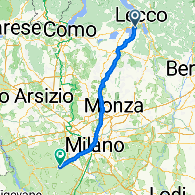 Da Via del Marè 1, Galbiate a Via Carlo Alberto dalla Chiesa 42, Gaggiano