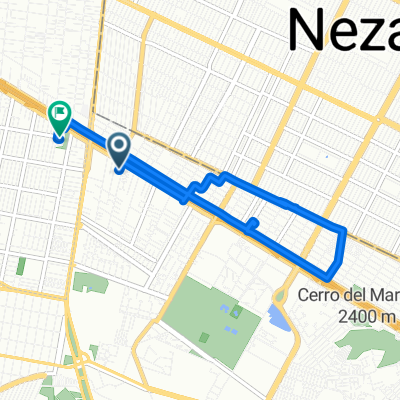 De Calzada Ignacio Zaragoza 1433, Ciudad de México a Oriente 257 21, Ciudad de México