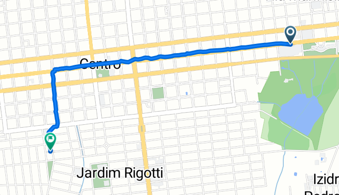 De Avenida Marcelino Pires, 3644–3764, Dourados a Rua Independência, 208, Dourados