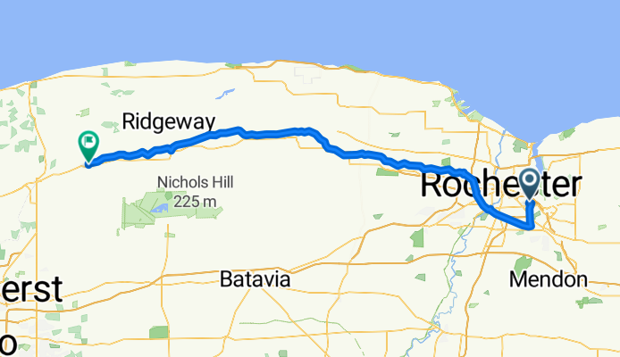 Brighton to Gasport via Brockport