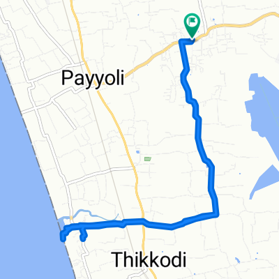 Payyoli - Perambra Road, Kizhur to Payyoli - Perambra Road, Kizhur
