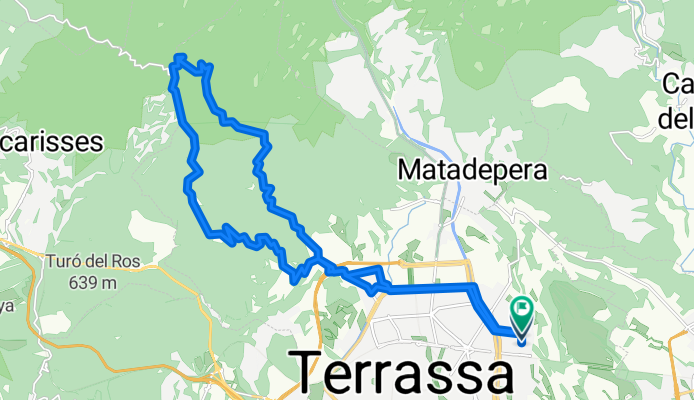 De Passeig del Camp del Roure 54, Terrassa a Carrer del Mont Perdut 46, Terrassa