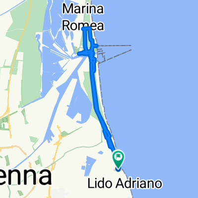 Da Viale Caravaggio 59, Lido Adriano a Viale Caravaggio 53, Lido Adriano