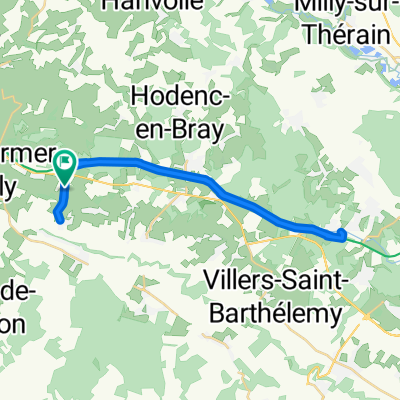De Rue des Solons 34, Cuigy-en-Bray à Rue des Solons 34, Cuigy-en-Bray
