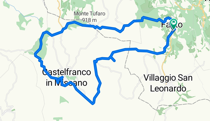 Da Via Fontana, Faeto a Via Fontana 9, Faeto