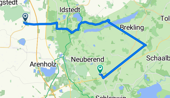 An de Diek 8, Bollingstedt nach Haferteich 5, Schleswig