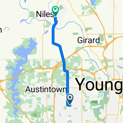 4285 New Rd, Youngstown to 132 Fulton St, Niles