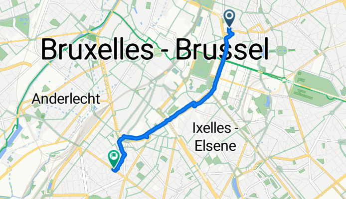 De Rue de l'Alliance 18, Saint-Josse-ten-Noode a Rue Théodore Verhaegen 63, Saint-Gilles