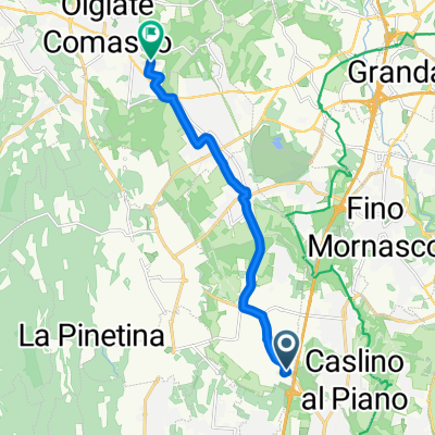 Da Via XXV Aprile 46, Guanzate a Via San Giovanni Bosco 14, Olgiate Comasco