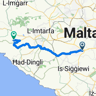 Route from Triq Ġanni Bonnici, Zebbug-Malta
