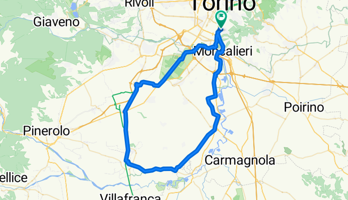 Ciclovia del Po piano