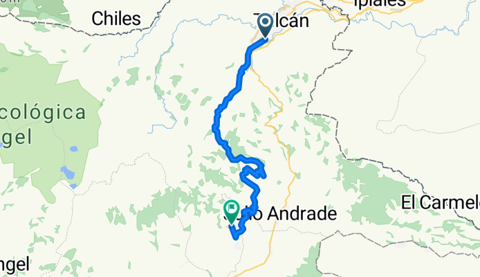De Avenida Tulcanaza, Tulcán a Santa Martha de Cuba