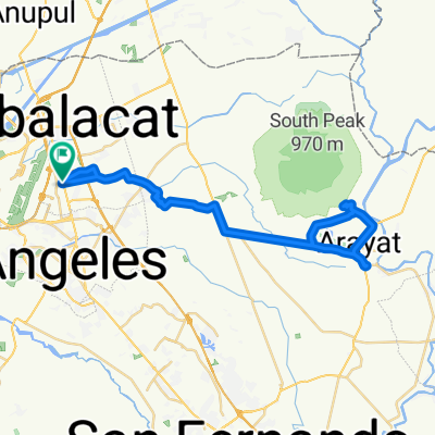 Route from Mabalacat