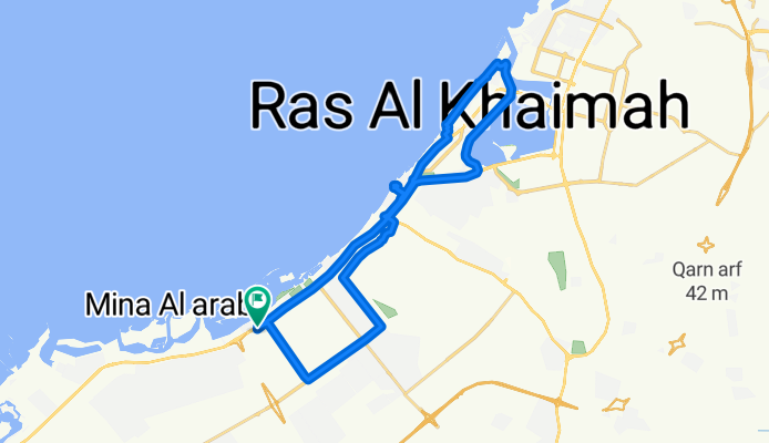 Sheikh Muhammad Bin Salem Road, Ras Al-Khaimah to Sheikh Muhammad Bin Salem Road, Ras Al-Khaimah