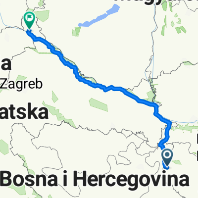 Јована Цвијића 23, Лозница to Slomškova ulica 74