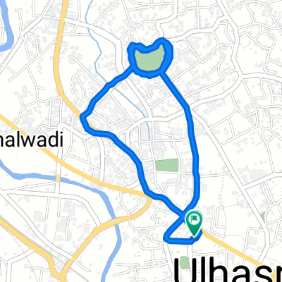 Kalyan - Badlapur Road, Ulhasnagar to Unnamed Road, Ulhasnagar