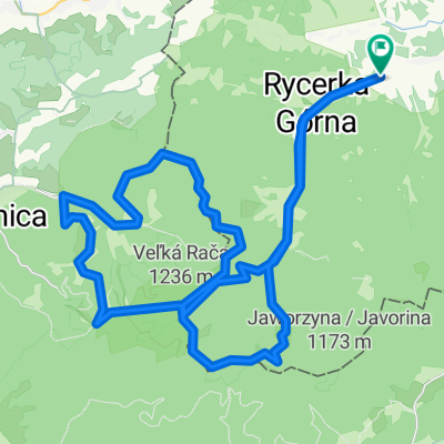 Rycerka Górna do Rycerka Górna