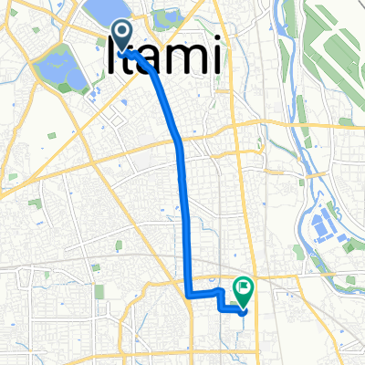 ６丁目, 伊丹市 to ４丁目 ８, 伊丹市