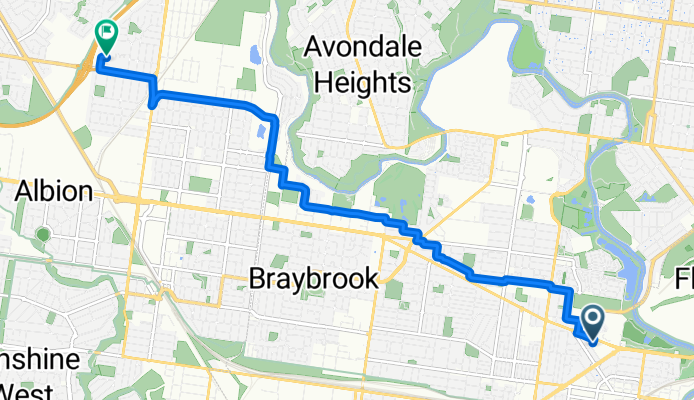 101 Ballarat Road, Footscray to 2 Jacana Court, Sunshine North