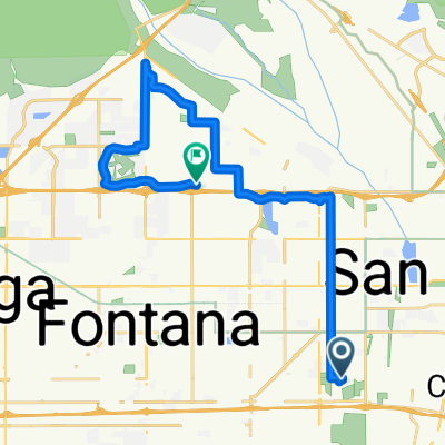 2045 Mesquite Ln, Colton to 2214–2238 W Casmalia St, Rialto