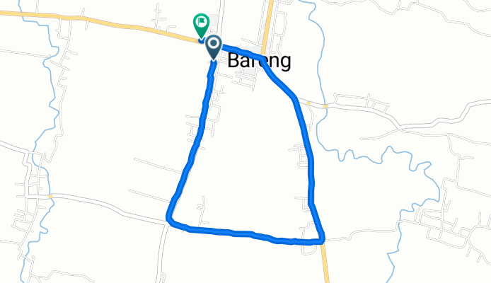 Jalan Jeruk Kuwik, Kecamatan Bareng to Kembangtanjung, Kecamatan Bareng