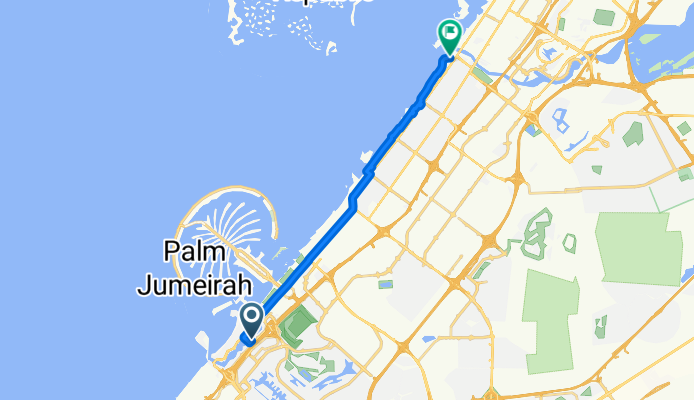 to Jumeirah beach
