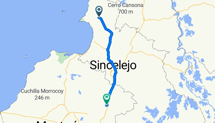 Day 2. San Onofre to Sahagun (and then by car to Planeta Rica)