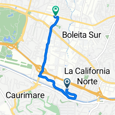 De Avenida Madrid 1071, Caracas a Avenida Rómulo Gallegos 1071, Caracas