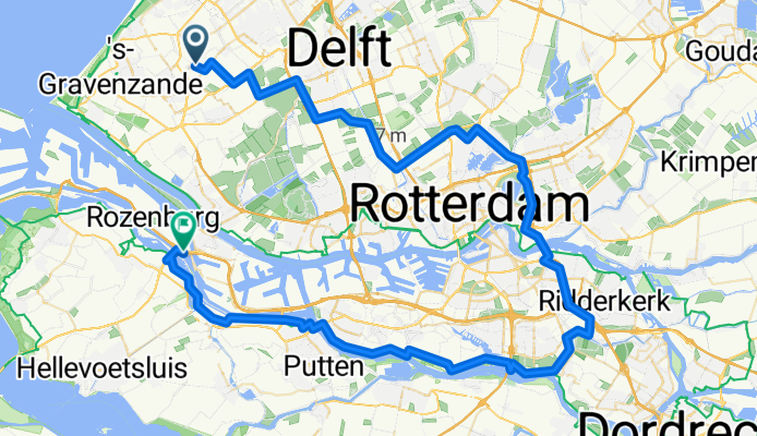 Uilehorst 62, Honselersdijk naar Europaweg, Europoort Rotterdam