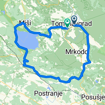 TG - Žukovice - Buško jezero - TG