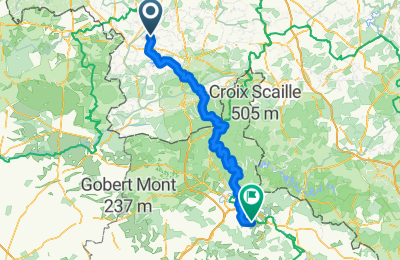 Route in der Bikemap App öffnen