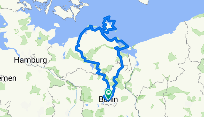 belino - rostok - rugen - usedom - berlino