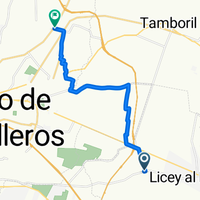 De Carretera Las Palomas, Licey al Medio a Avenida Gregorio Luperón 20, Santiago De Los Caballeros