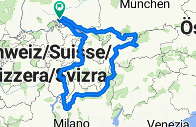Route in der Bikemap App öffnen