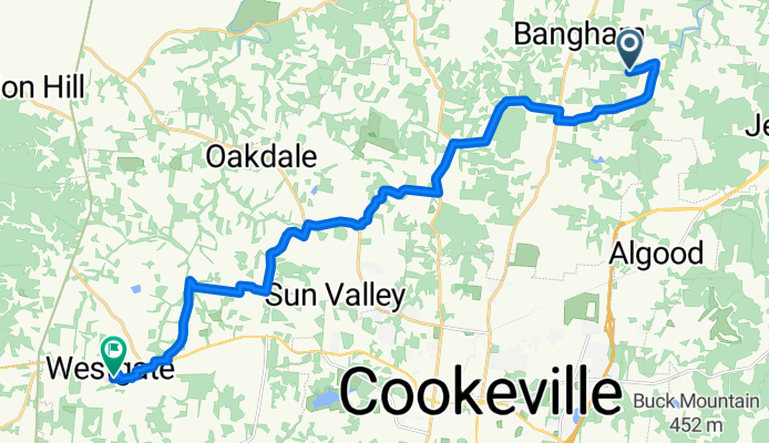 1988 Bear Creek Pt, Cookeville to 286 Elm Rd, Baxter