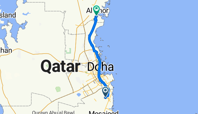 Ezdan 33, Al Wukair to Al Khawr