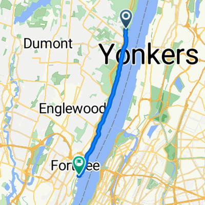 Henry Hudson Dr, Alpine to 1511 River Rd, Edgewater
