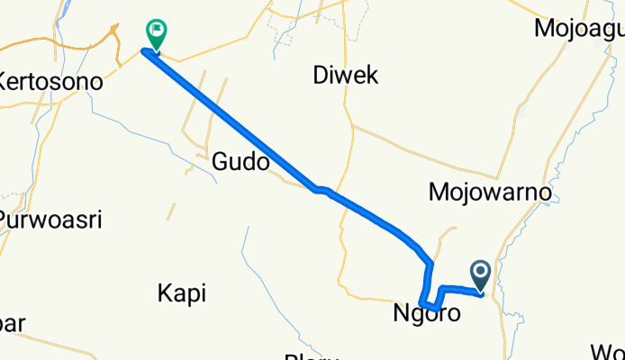 Route to Jalan Panglima Sudirman, Kecamatan Perak